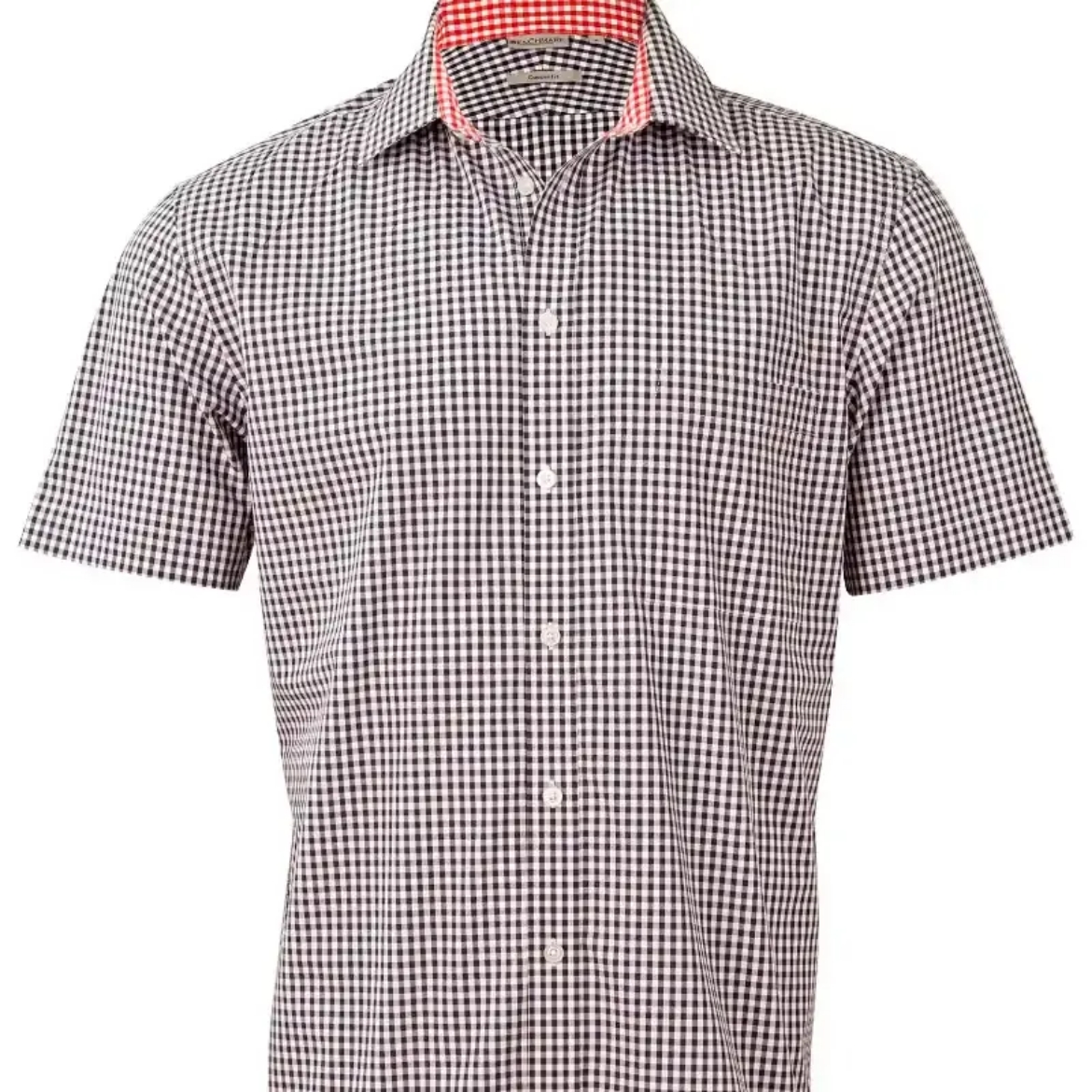 Picture of Winning Spirit, Mens Gingham Check S/S Shirt